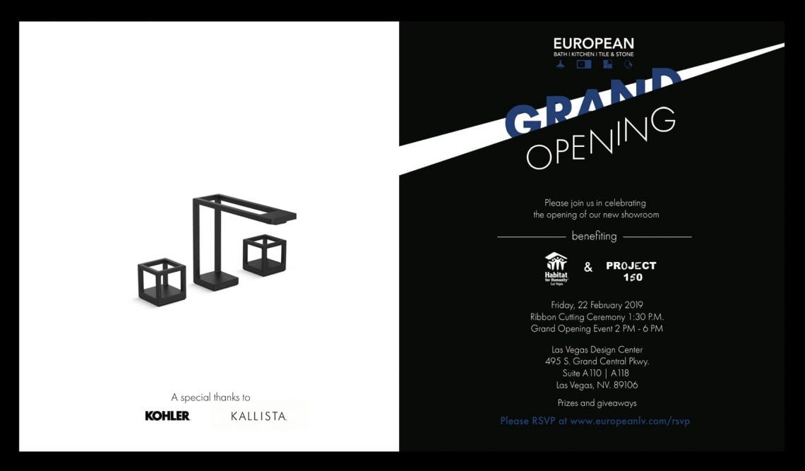 European Bath Tile Kitchen & Stone Celebrates Showroom Opening in Las